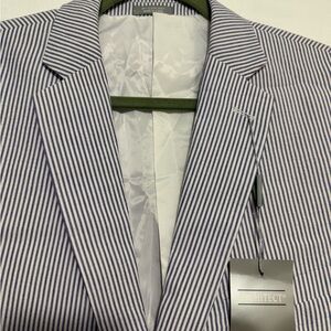 Architect Black and White Pinstripe Blazer